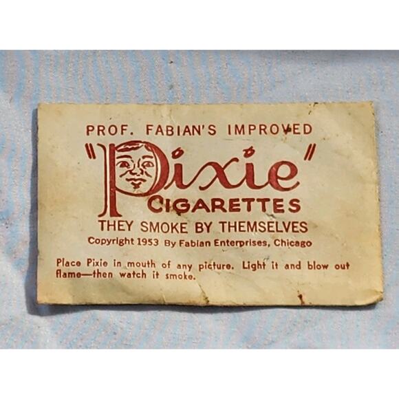 Professor Fabians Dixie Cigarettes, 1953 Fabian Enrerprises Chicago - Picture 1 of 2